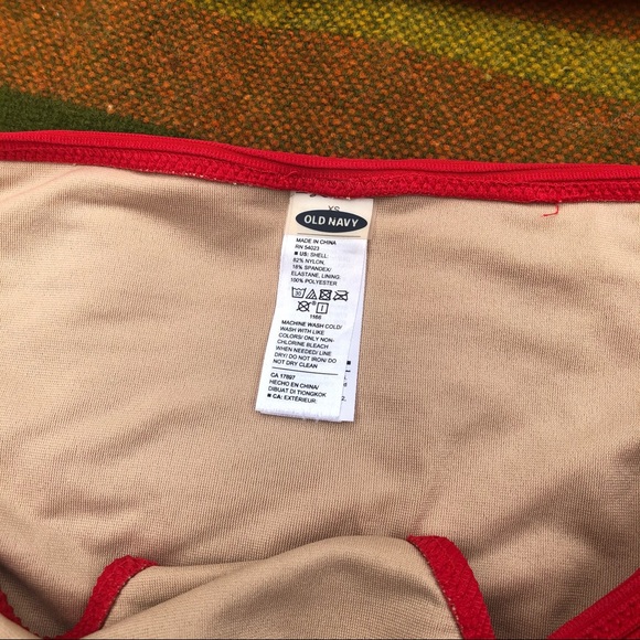 Old Navy Red Bikini Set Swimsuit - Picture 3 of 4